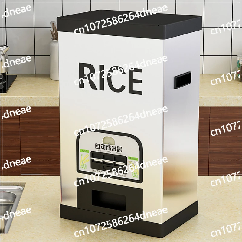 Rice Bucket 20kg Rice Storage Box Stainless Steel