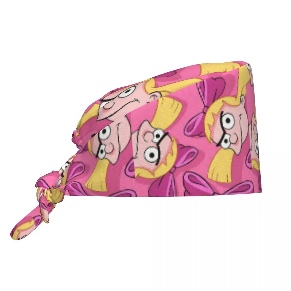 

Рабочая медицинская шапочка Hey Arnold для медсестер, мужская и женская, повседневная, регулируемая, на завязках, для работы