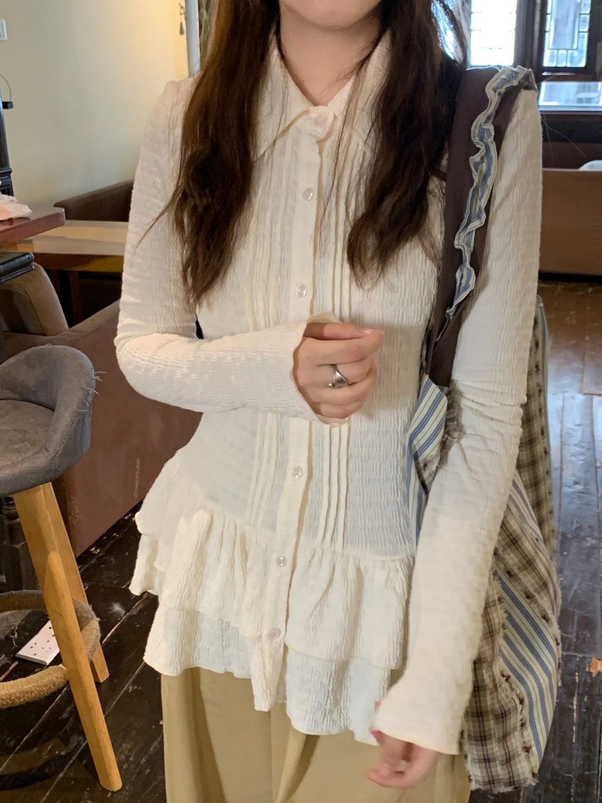 

Оригинальный One Universe, мягкий эластичный воротник, универсальная верхняя одежда, верхняя одежда, формула, топ из смеси хлопка, полиэстера и спандекса