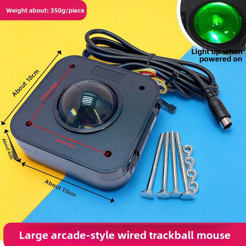 accesorios-para-juegos-de-arcade-raton-trackball-bola-transparente-joystick-de-control-de-direccion
