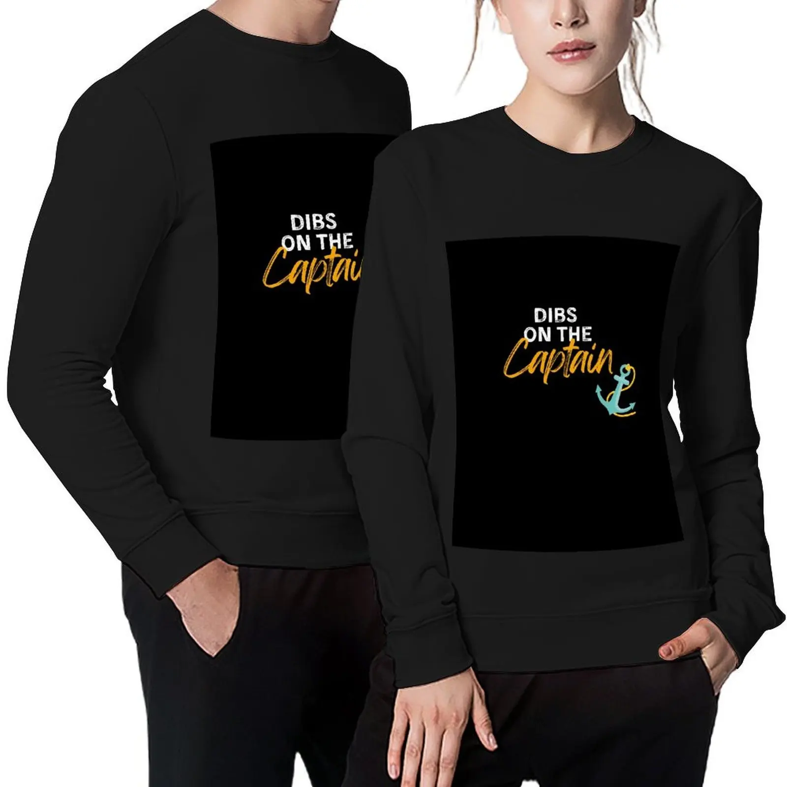 

Dibs On The Captain Funny Captain Wife Retro Boating Boat Pullover autumn jacket men men's sweat-shirt set sweatshirt for men