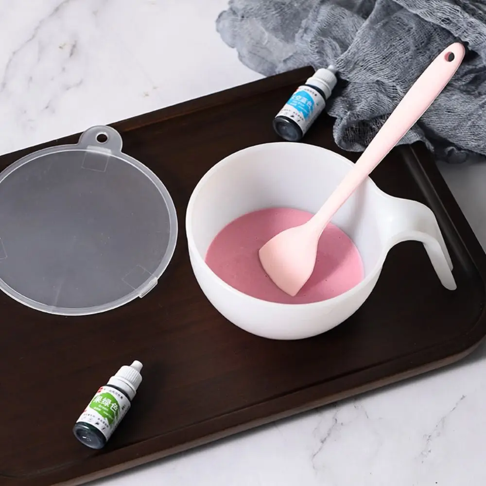 

With Handle Anti-Drop Icing Cream Plastic salad Coloring Bowl Mixing Bowl Baking Bowl Cooking Tool