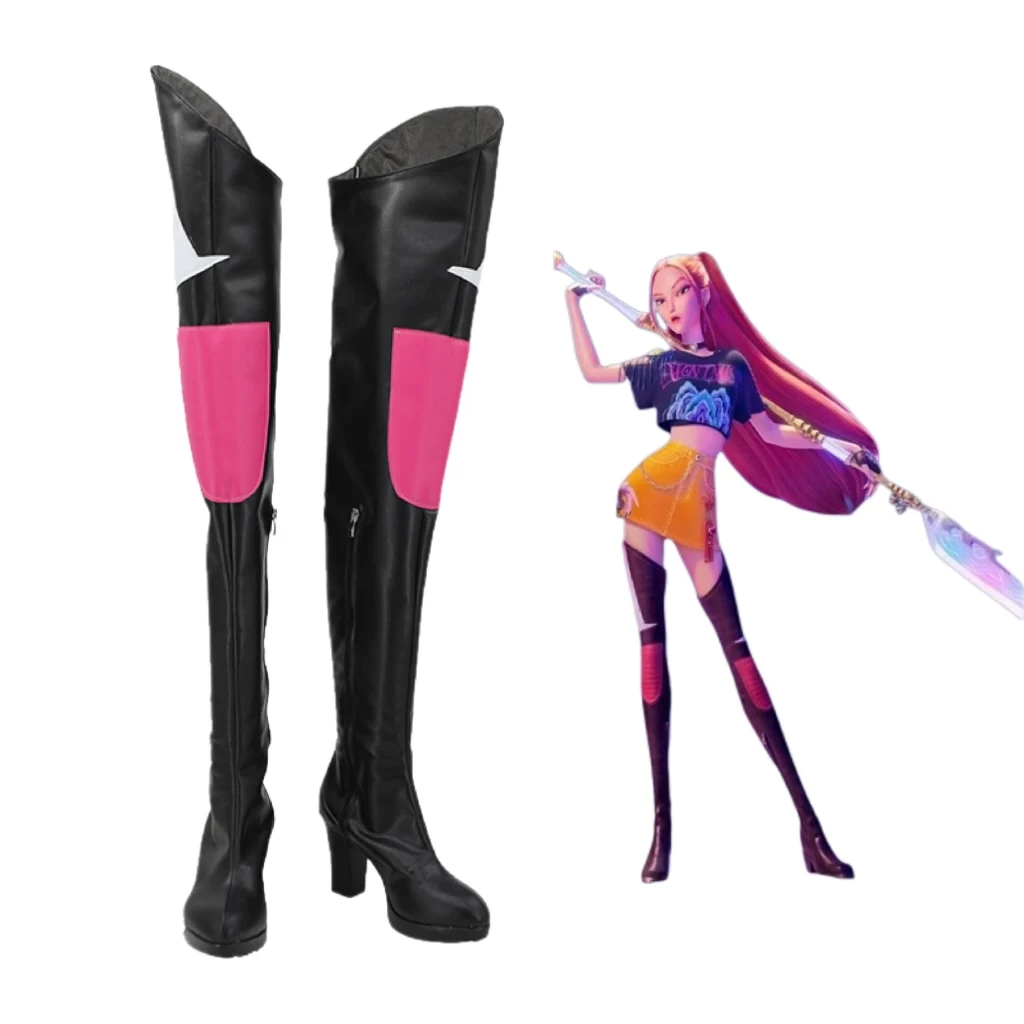 ชุดเต้นมิไร รองเท้าเคป๊อป รองเท้าคอสเพลย์นักล่าปีศาจ รองเท้าสำหรับผู้ใหญ่และเด็ก รองเท้าสำหรับงานฮาโลวีนและงานคาร์นิวัล