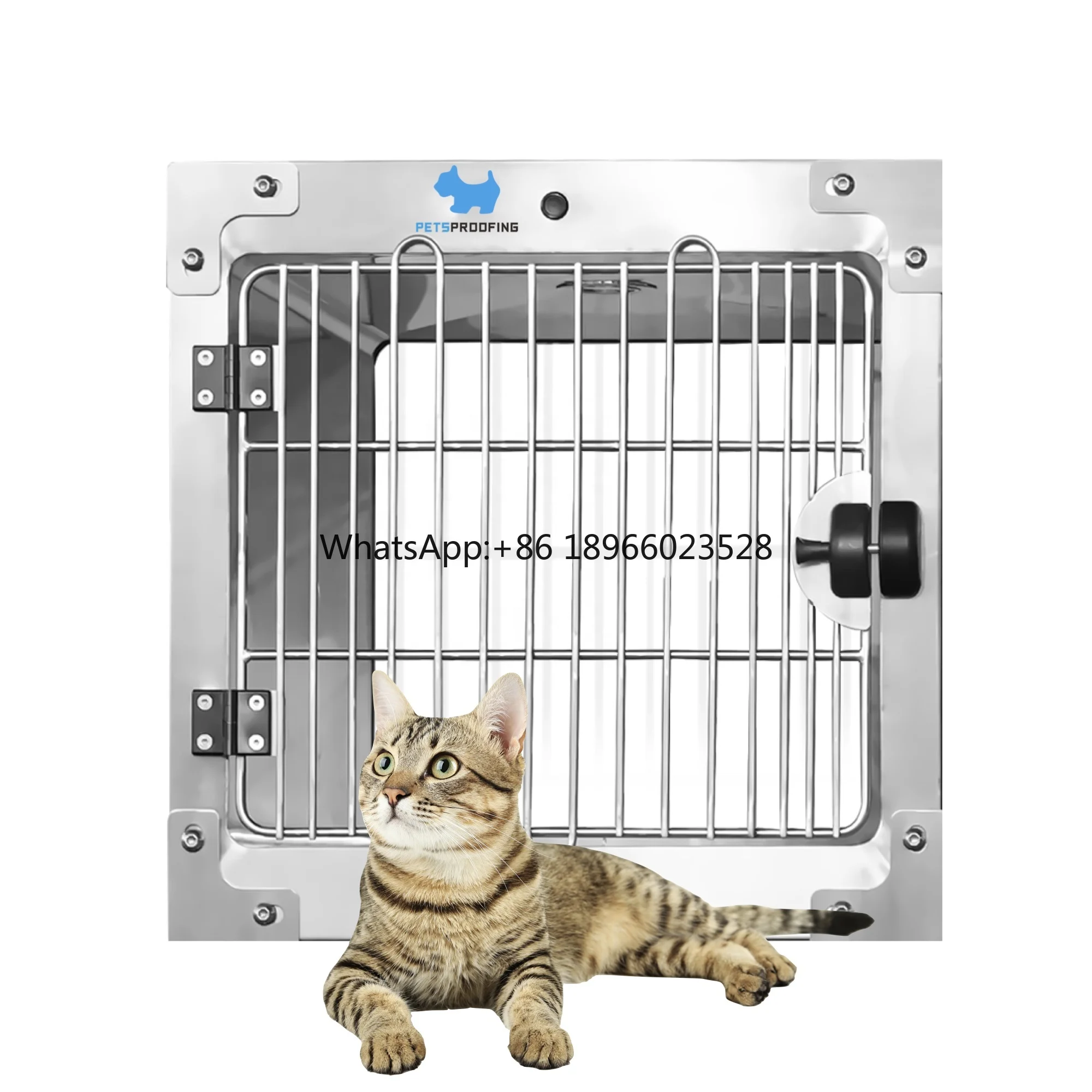 

Top quality Factory Direct Sales Vet Care Metal Indoor Large Pet Hospit Cat Cage Cages Houses For Veterinary