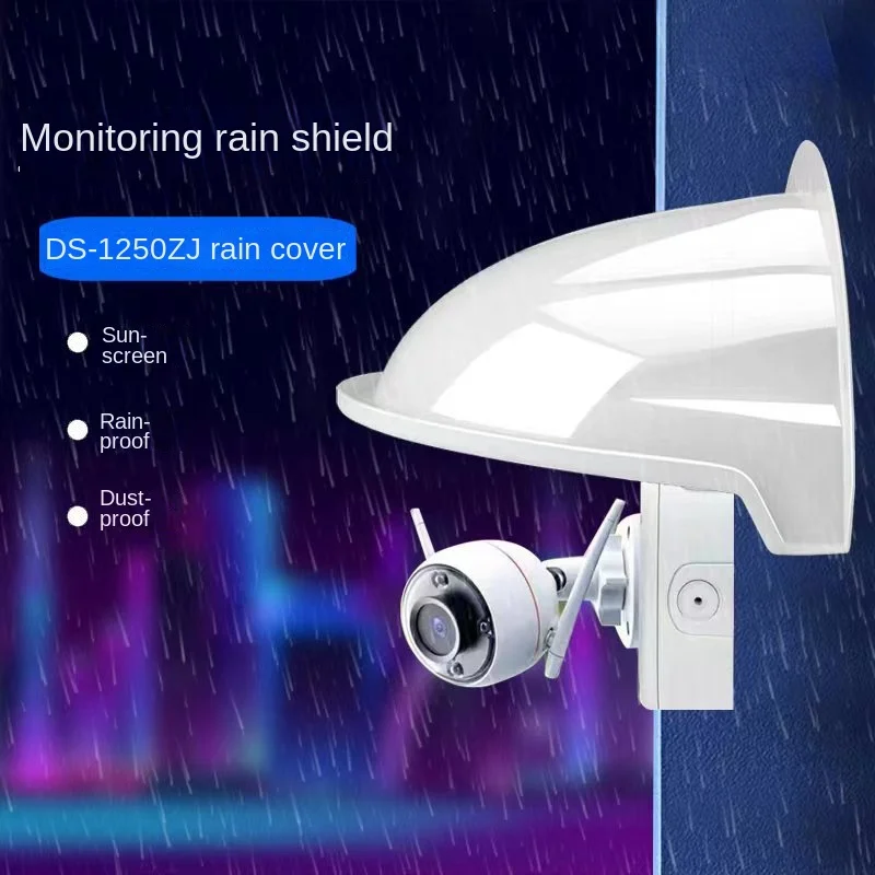 Coperture protettive scudo da parete copertura antipioggia impermeabile scatola di protezione per telecamera a cupola per esterni custodia protettiva per telecamera di sicurezza