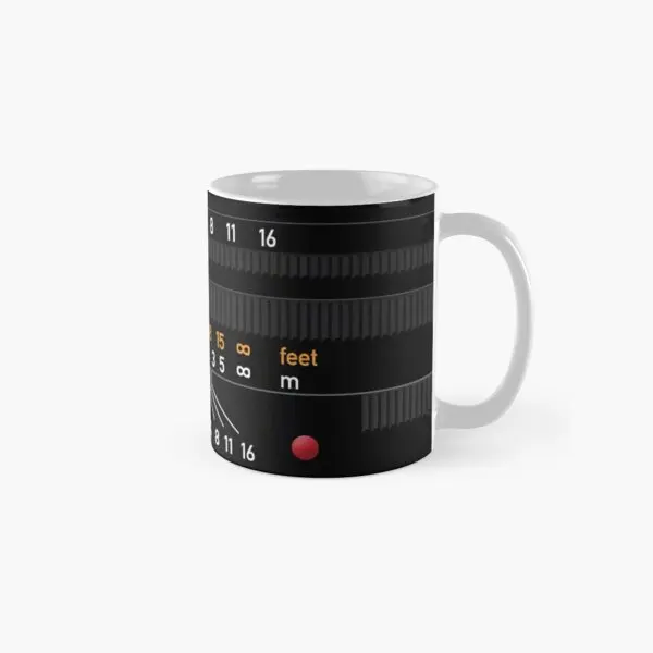 Classic Camera Lens Classic  Mug Printed Simple Coffee Tea Design Drinkware Photo Picture Image Handle Round Cup Gifts