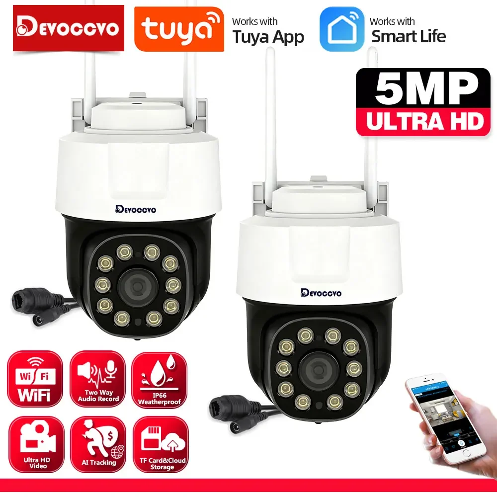 5mp-監視-wifi-カメラ-屋外-屋内-カラーナイトビジョン-tuya-アプリ-スマートホーム-リモートアクセス-ptz-コントロール-セキュリティ-ip-カメラ