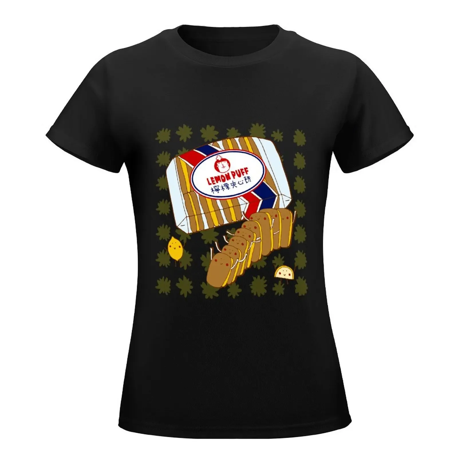 Lemon puff T-Shirt animal prinfor quick drying oversized Aesthetic clothing t shirt Women