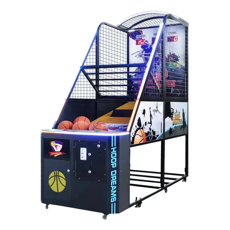 Street Basketball Arcade Game Machine Coin Operated Basketball Game Machine Commercial Arcade Basketball Game Machine Crazy Hoop