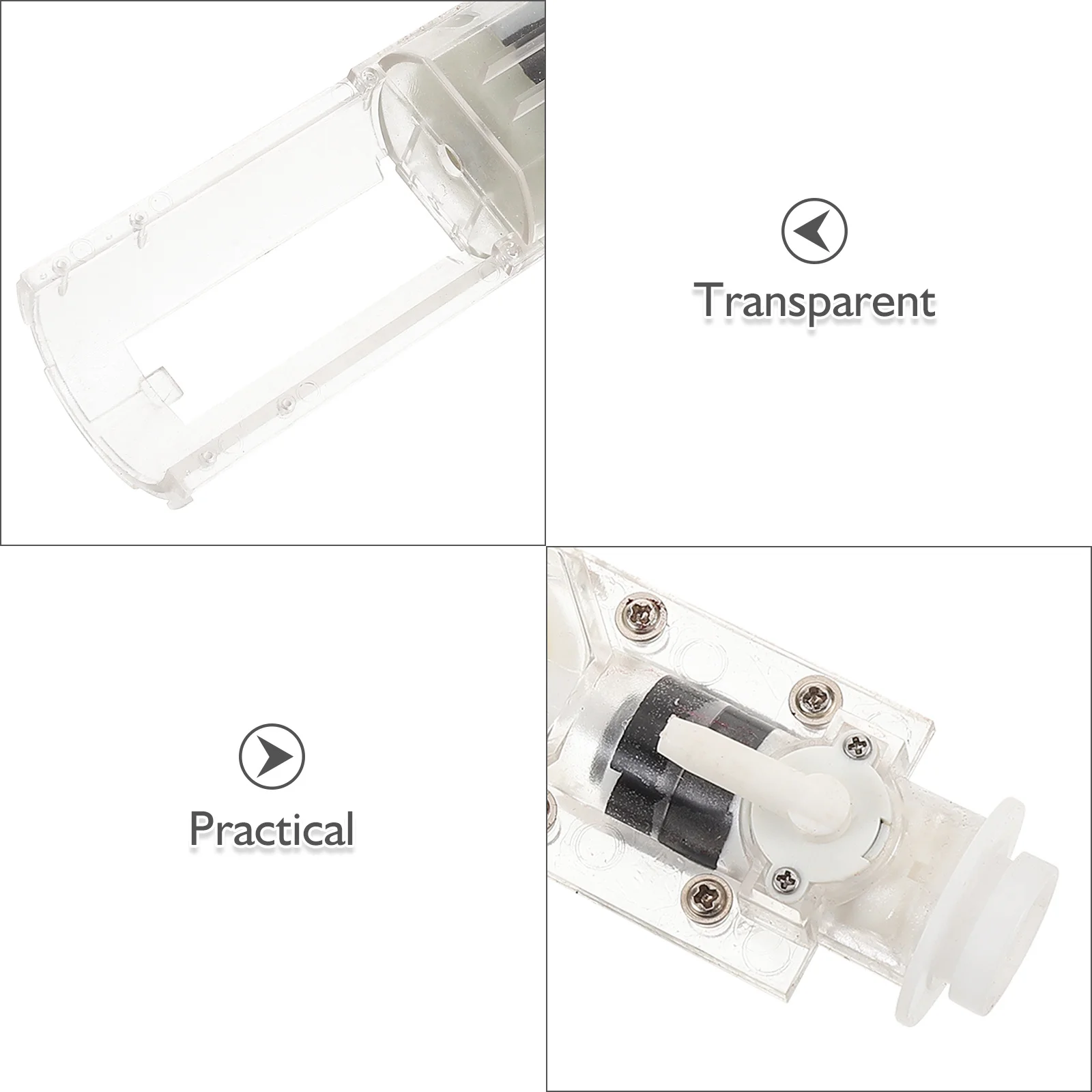 2 szt. Przezroczyste rdzenie pompek dentystycznych wysokociśnieniowych, zamienniki z tworzywa konstrukcyjnego, tłokowe złączki, podróżny irygator do jamy ustnej, higiena jamy ustnej