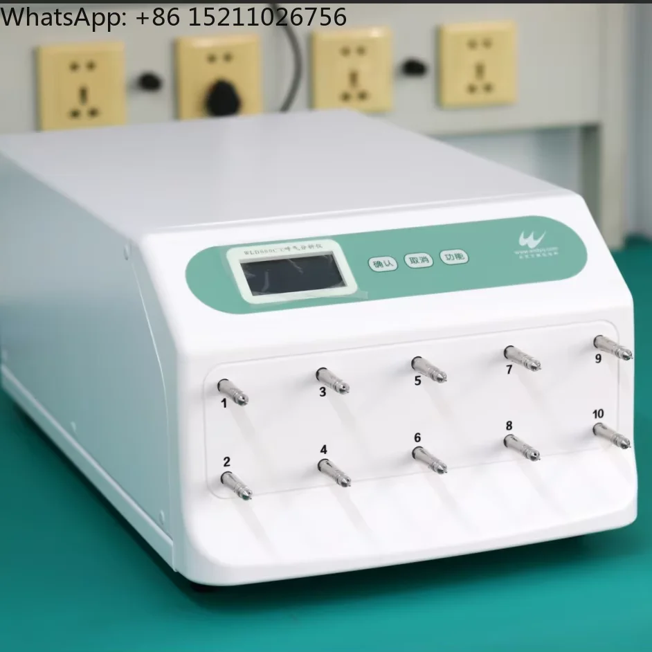 CE ISO Breathing Test Device Medical Equipment Diagnostic Apparatus 10 Channel C13 Urea H Pylori Breath Test