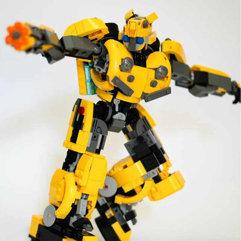 865Pcs Moc-10338 Bumblebee 2018 - Alternate Build Robot Building Blocks Transformationed Autobot Toys Gift For Children