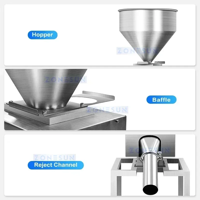 ZS-MS1 Industrial Metal Separation Equipment for Particle Materials