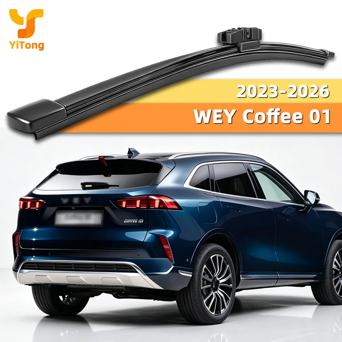 Yitong Is Suitable For WEY Coffee 01 2022-2024 The Rear Windshield Wiper Silent Wiper Blades And All-season Wiper Auto Parts