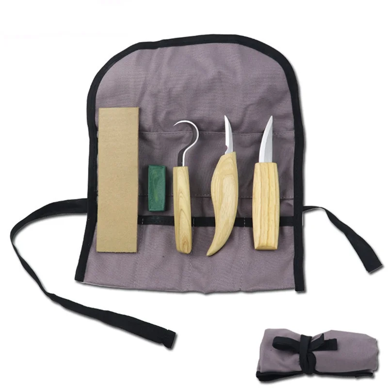 Y17A Wood Carving Knife Carving Chisel Steel Sharp-Edged Wood Cutter Gouge Chisels DIY Woodworking Carving Tools Set