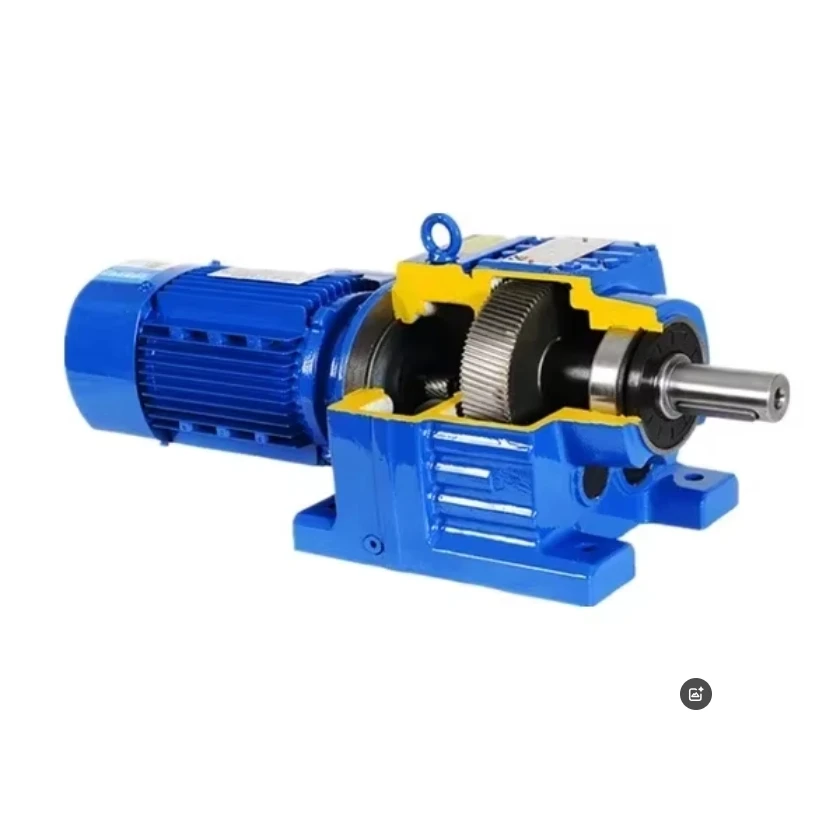 

Cheap And Fine High Torque 2.4-55435N.helical Geared Motor R37 Helical Gear Box With MotorsHot Sales