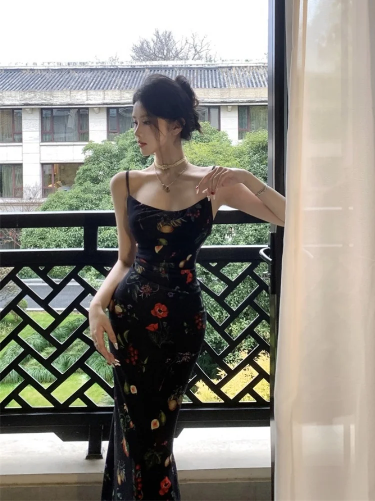 

Новая винтажная зимняя женская юбка-миди с цветочным принтом, приталенная, повседневная, с завышенной талией, А-силуэт