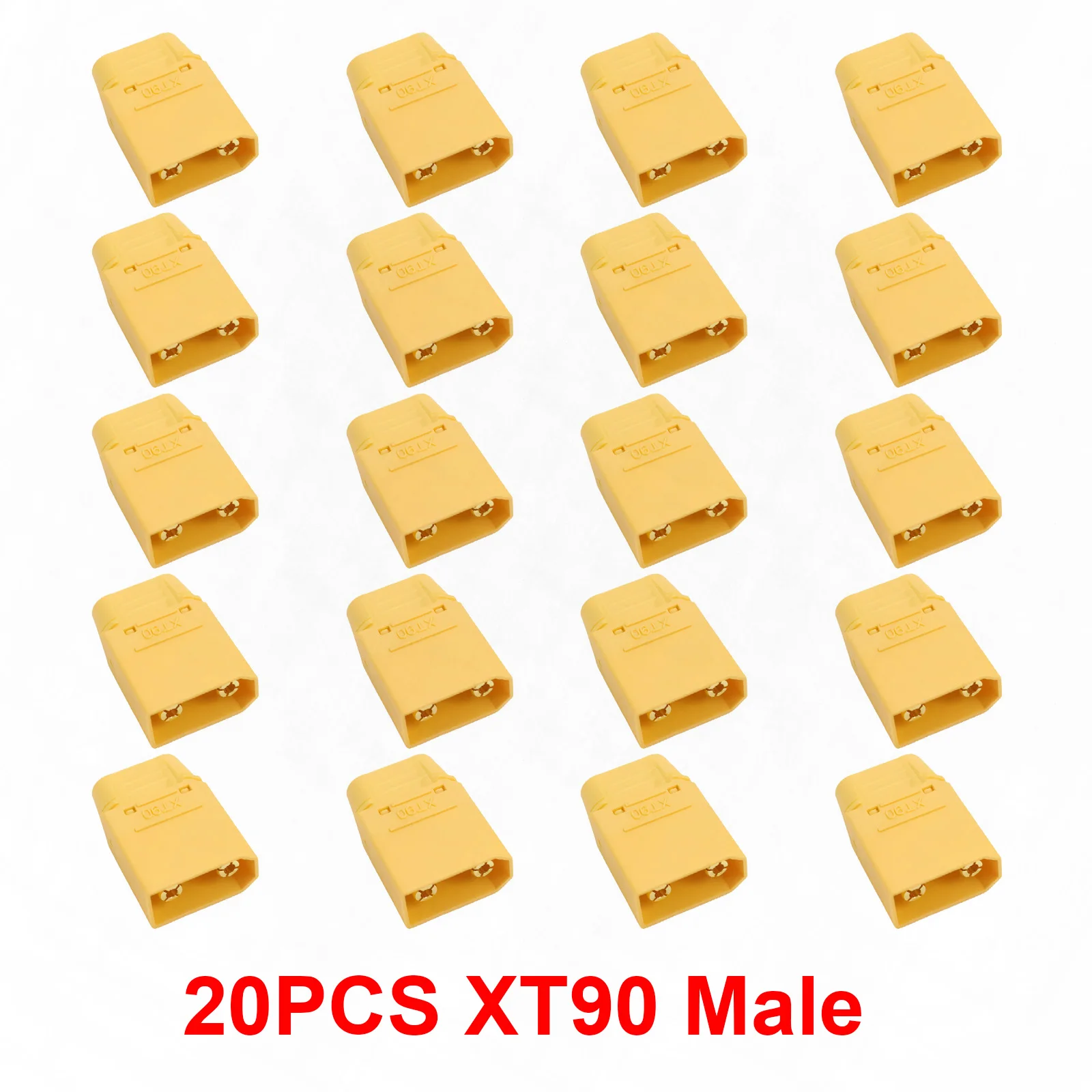 XT90-Stecker Männlich-Weiblich-Verbinder Kupfer-Kugelstecker Schweißklemmen Stromstecker für RC Lipo Akku Ladeadapter