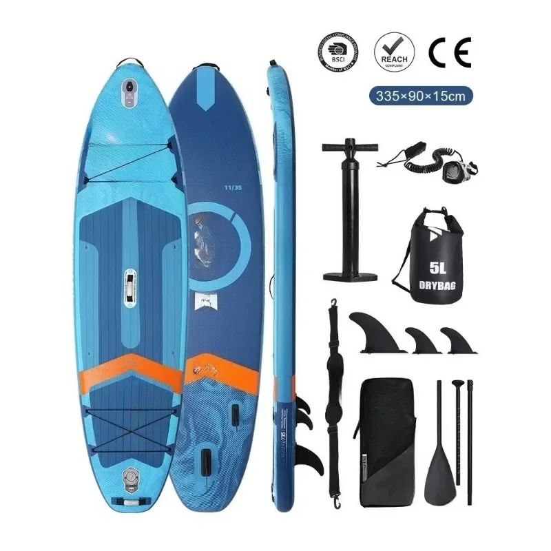 

Luya Inflatable Water Skateboard Pulp Board Paddle Board Fishing Board - Lightweight Portable Fun for All Ages
