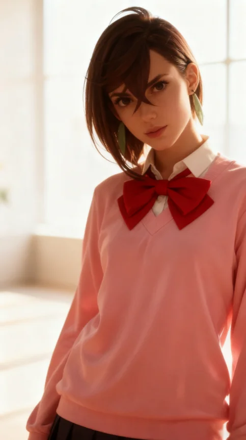 

The DANDADAN Momo Ayase Character Cosplay Costume Is The Same Style As The Bold Party's Comic Exhibition Cosplay Complete Set