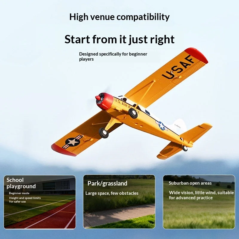 Nuevo Avión RC FMS de 800 mm, Ala Fija de Pequeño Envergadura, Eléctrico, para Principiantes, con GPS y Retorno Automático, Juguete de Avión de Pasatiempo