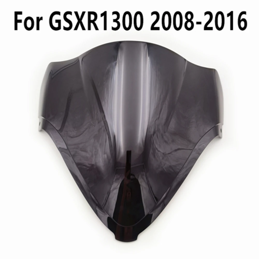 

Wind Deflectore Windscreen Black Transparent Windshield For GSXR1300 Fit GSXR 1300 2008-2009-2010-2012-2013-2014-2015-2016