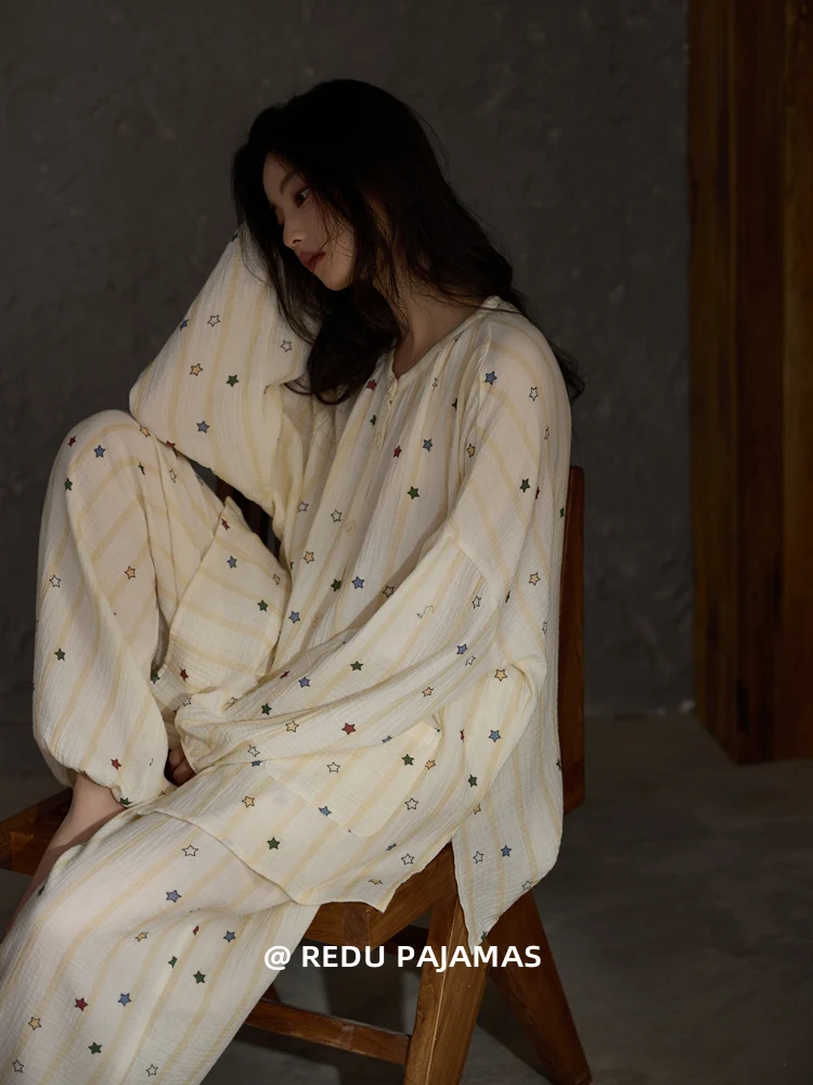 conjunto-de-ropa-de-casa-de-algodon-para-mujer-con-estampado-de-estrellas-con-almohadilla-en-el-pecho-manga-larga-cuello-redondo-vestido-de-algodon-suave-para-primavera-y-otono