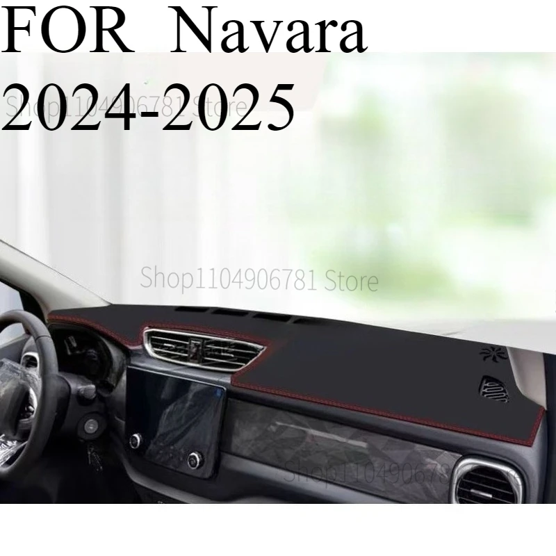 FOR  Navara 2024-2025 Car Dash Mat Dashmat Dashboard Mat Cover Sun Shade Dash Board Cover Carpet Accessories