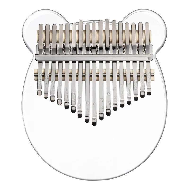 

21-Tone thumb piano, crystal clear, five-finger muguru 17-tone girls' children's instrument