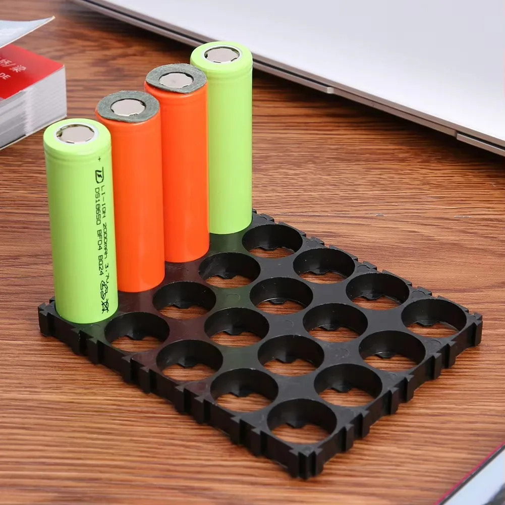 10/50pcs 18650 Battery Holder Bracket,4x5 Cell Lithium Battery Assembly Mounting Bracket,ABS Material Battery Frame