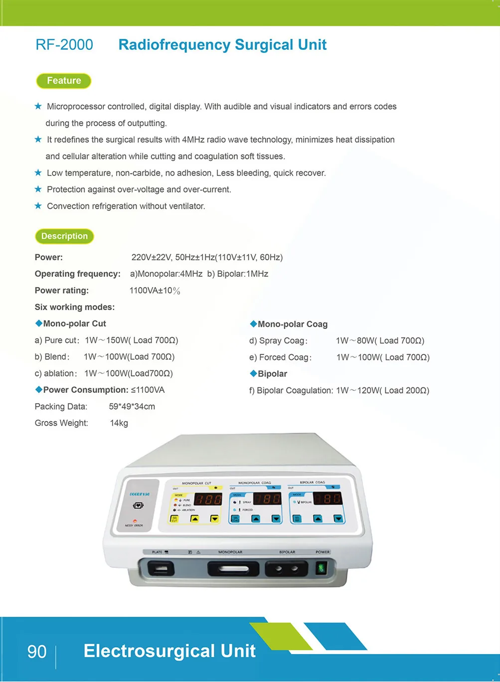 CE approved surgical unit