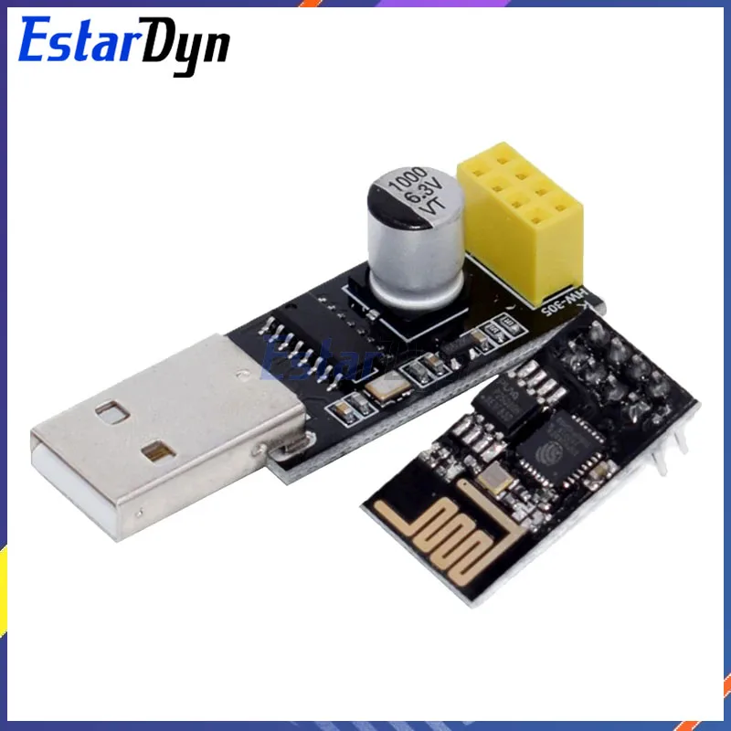 Estardyn ESP01Programmer Adapter UART GPIO0 ESP-01 Adaptater ESP8266 CH340G USB to ESP8266 Serial Wireless Wifi developent Board