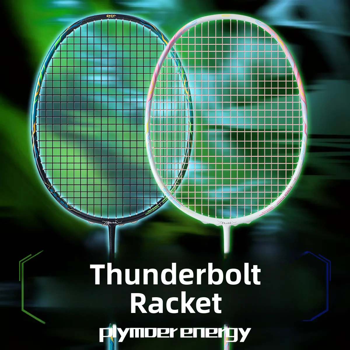 thunder-cannon-badminton-racket-5u-ultra-light-all-carbon-men's-durable-offensive-single-racket-for-students