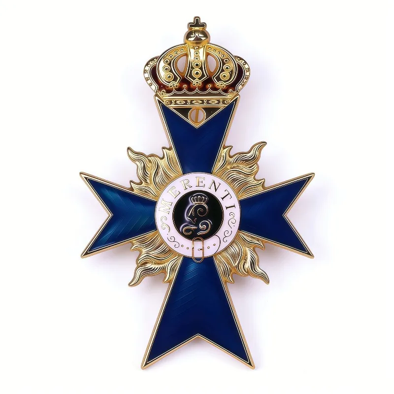 Réplique du Croix de Mérité Militaire Bavarois Allemand, objet de collection, souvenir