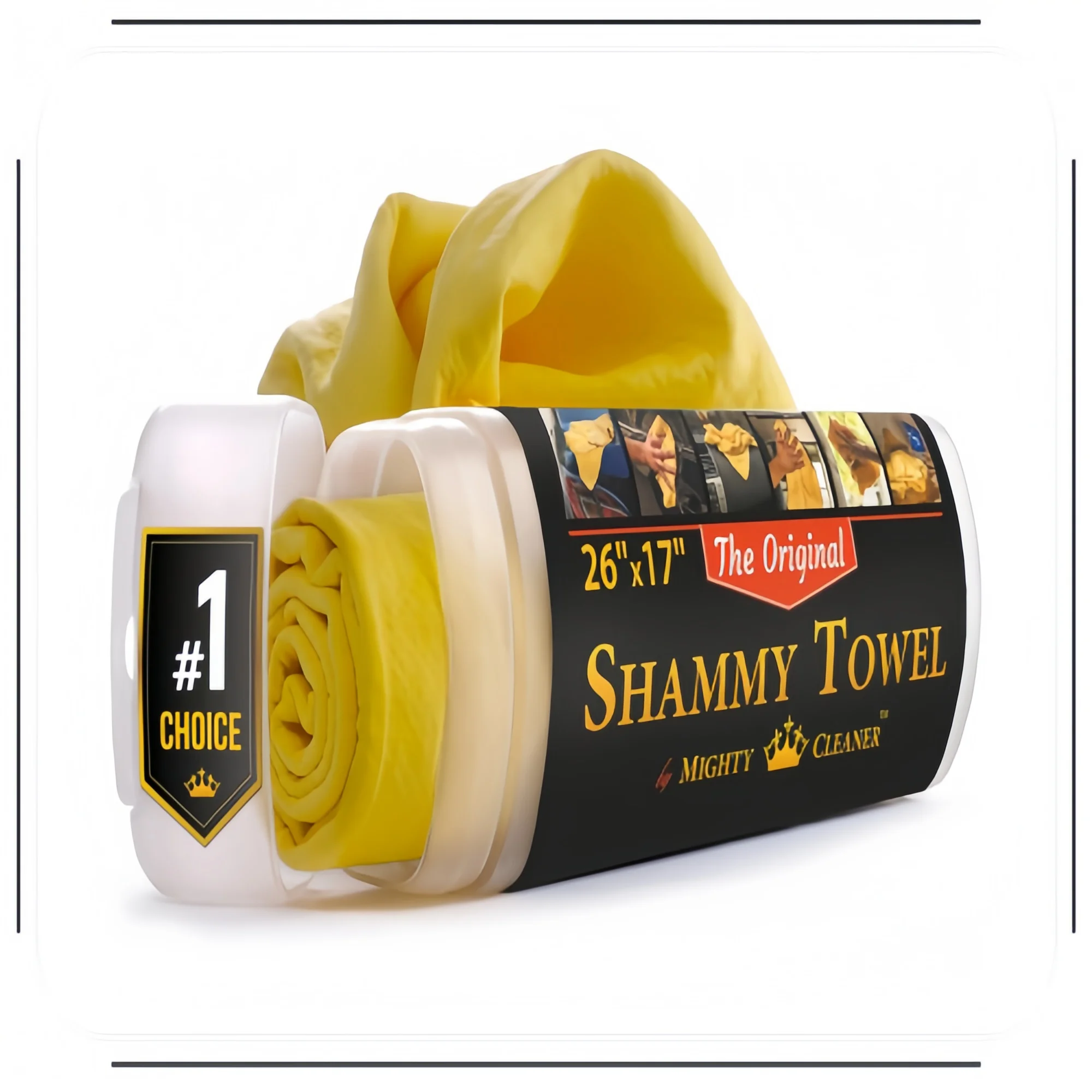 

Замшевая автомобильная ткань премиум-класса 26 x 17 дюймов — супервпитывающая, устойчивая к царапинам, многоразовая для детализации и чистки автомобилей