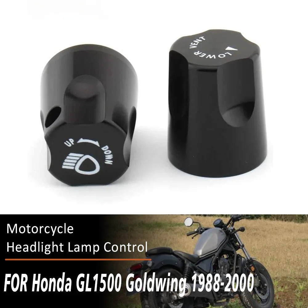 

Motorcycle Headlight Up/Down Switch Adjustment Knob Accessory FOR HONDA GL1500 GL 1500 1988-2000