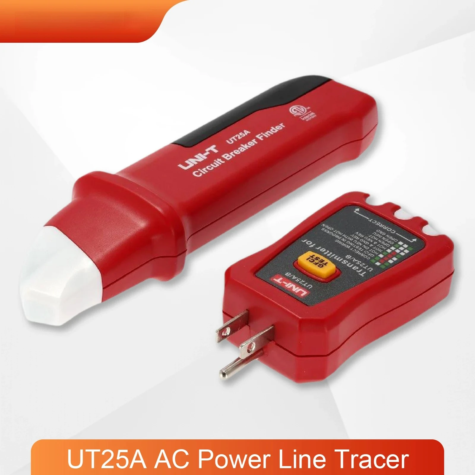 US standard 90-120V AC circuit breaker line search GFCI socket tester with LED electrician specific diagnostic tool