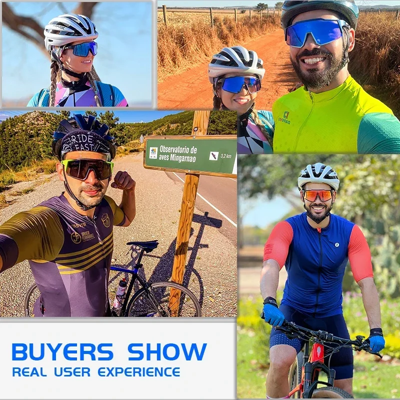 Kapvoe Photochrome Sonnenbrille Herren Fahrradbrille UV400 MTB Klar Mountainbike Übergang Fahrrad für Damen Sportbrillen – Detail 4