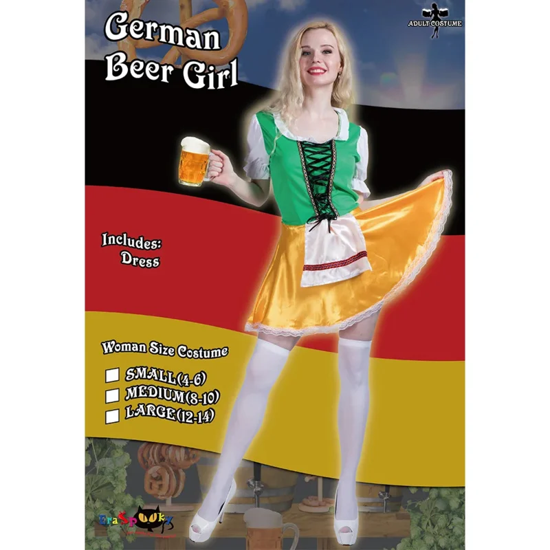 Cross border hot selling German Beer Festival maid skirt Halloween Costaly clothing