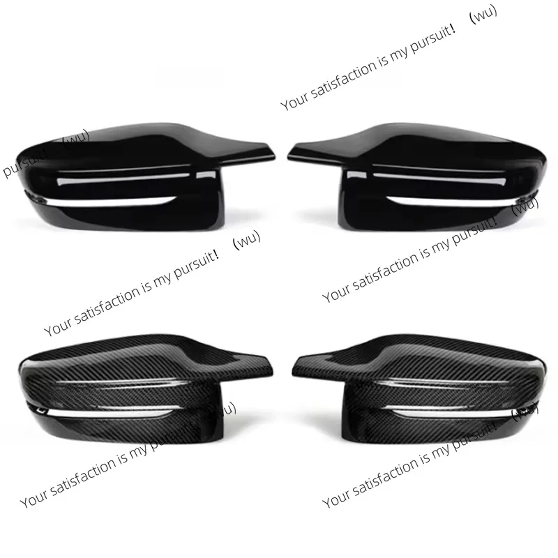 Suitable for BMW 3 5 Series G11 G12 G20 G30 G38 rearview mirror cover horn carbon fiber pattern rearview mirror
