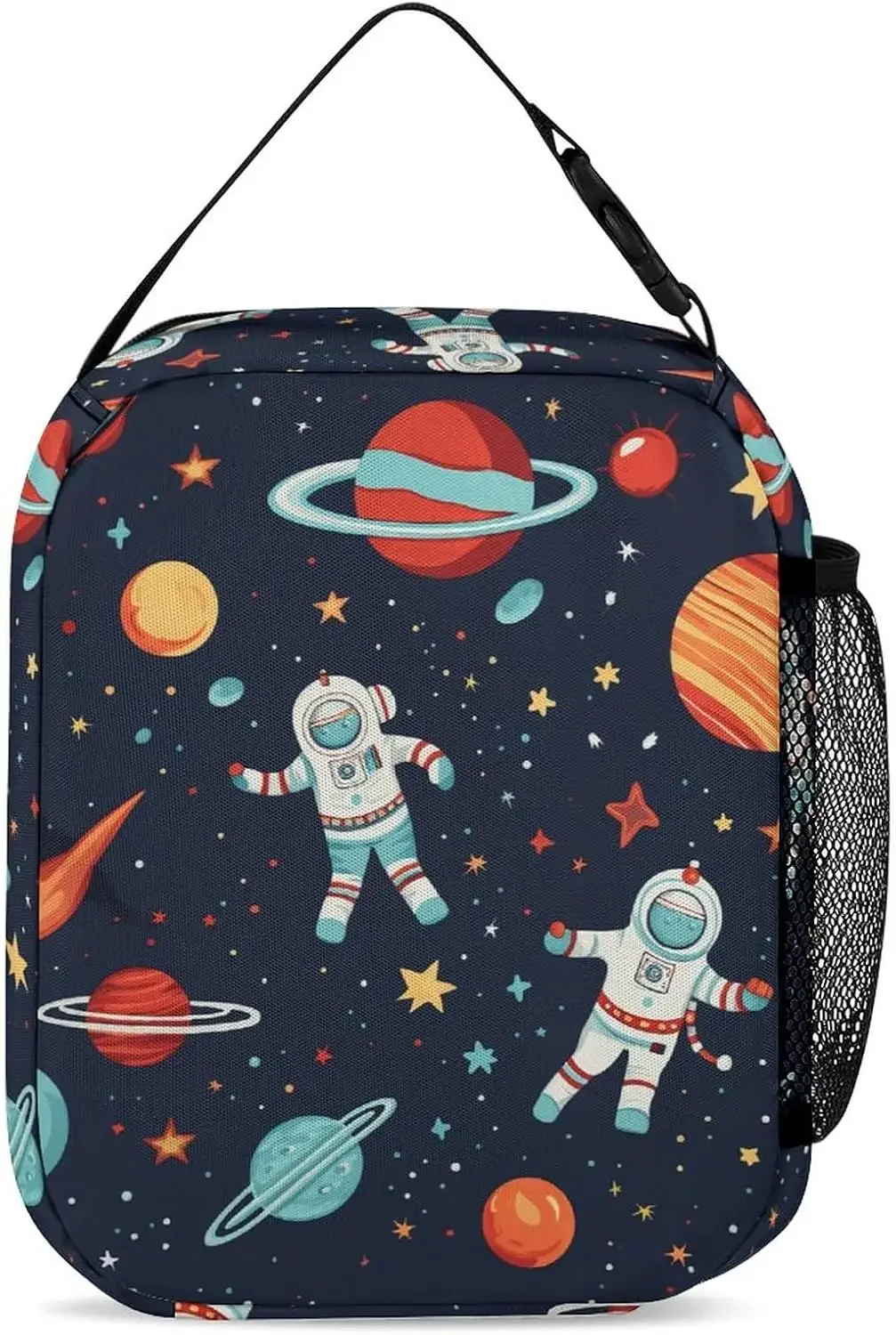 Astronaut Lunch Box Insulated Simple Modern Cute Small Lunch Bags For Man Woman Insulated Leak Proof Tote Gift For Work