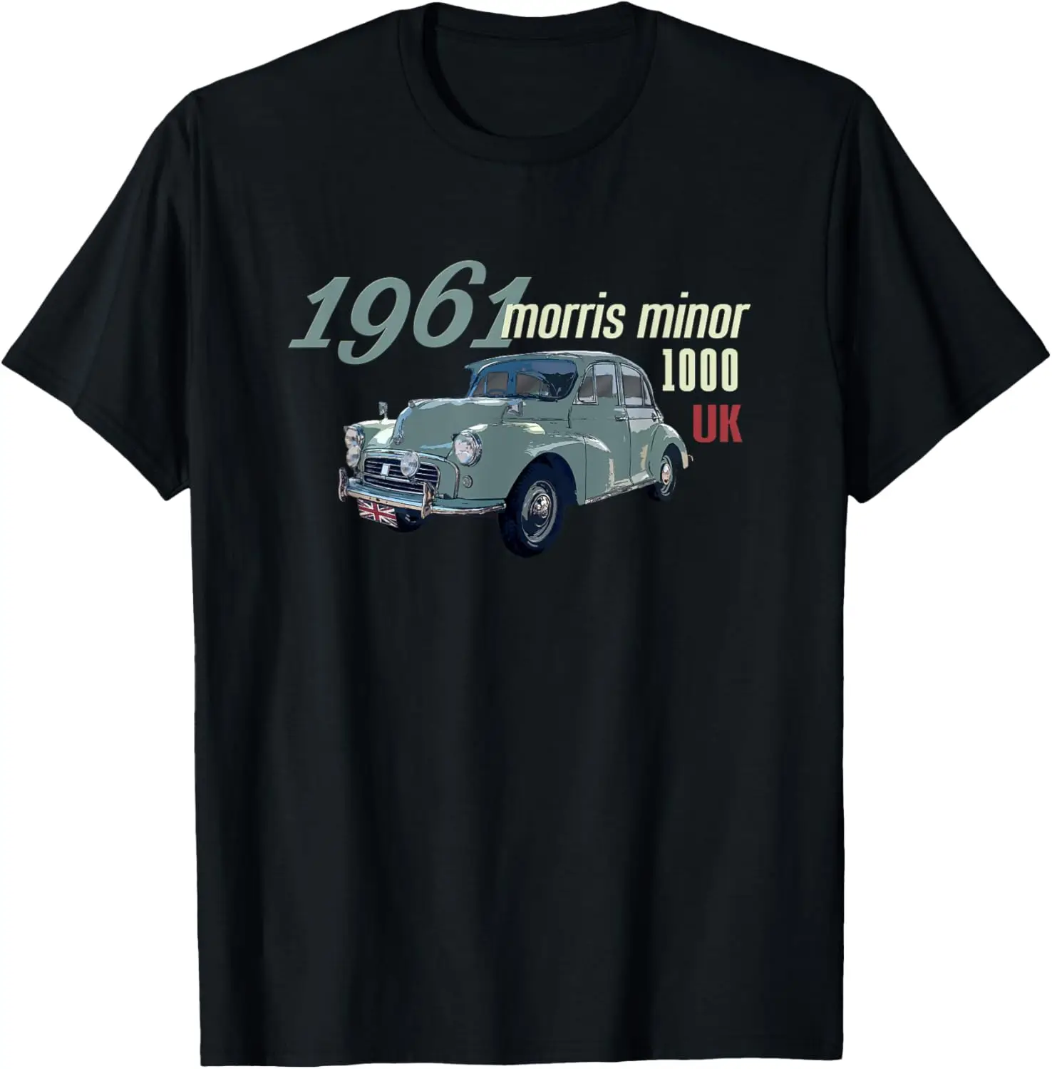 CLASSIC CARS, 1961 UK MORRIS MINOR CARS, VINTAGE FOREIGN CAR T-Shirt