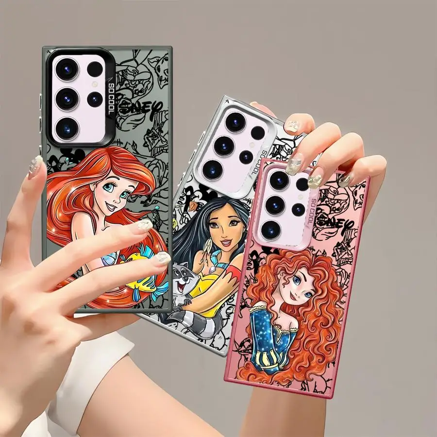 

Disney Princess Soft Cover Case for Samsung Galaxy S24 FE S20 S25 S20 FE S23 S22 Ultra S25Plus S24Ultra Note 20 Ultra S21