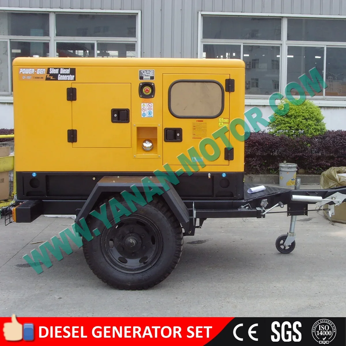 Portable Trailer Diesel Generator Price 30kw Silent Power Free Energy Generator Set For Home