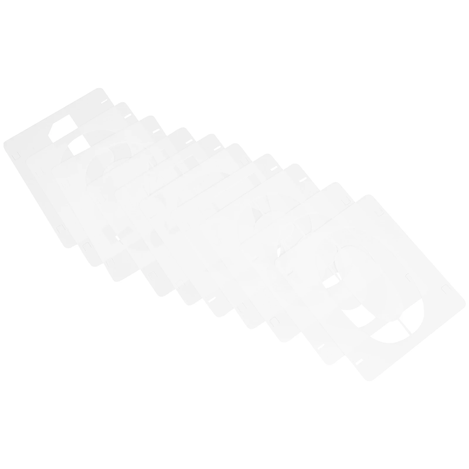 

10 Pcs Alphanumeric Template Furniture Stencils House Drawing Craft Large Size Office