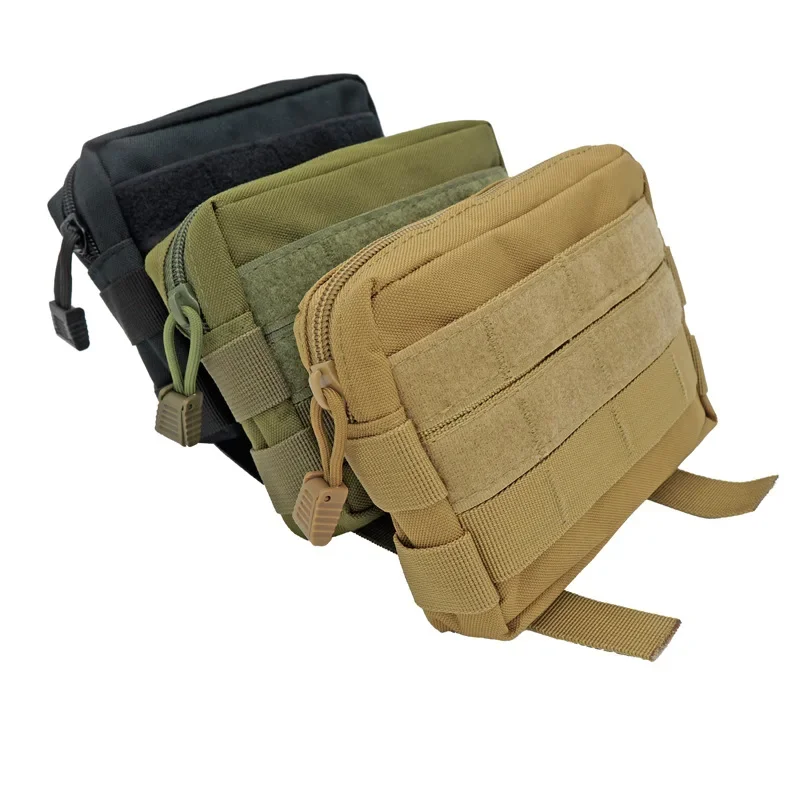 Molle Utility EDC Waist Bag Military Tactical Pouch Medical First Aid Bag Belt Pouch Outdoor Sports Hunting Bag