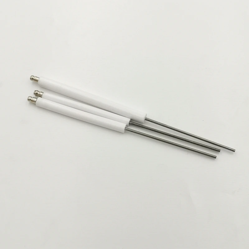 2pcs Ceramic Ignition Stick Ceramic Diameter 8mm/ 10mm/ 12mm Detection Probe Long Ignition Rod Electrode Commercial Gas Stove