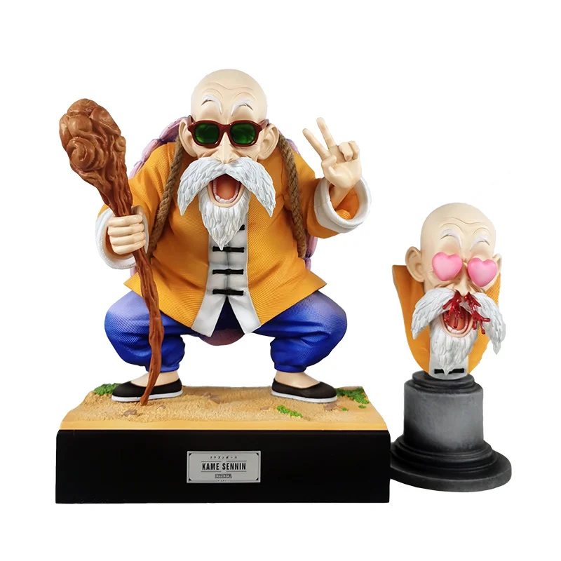 

Dragon Ball Childhood Master Roshi GK Figure Turtle Mount Scene Resin Statue Master Roshi Turtle Anime Collectible Decor ToyGift