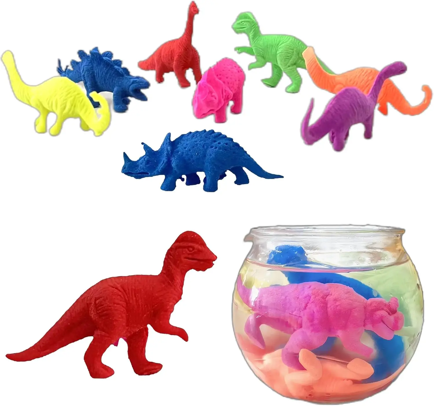 10/20/50pcs Water Growing Toys Hydrogel Magic Water Growing Sea Life Land Animals Educational Decoration Funny Kids Education
