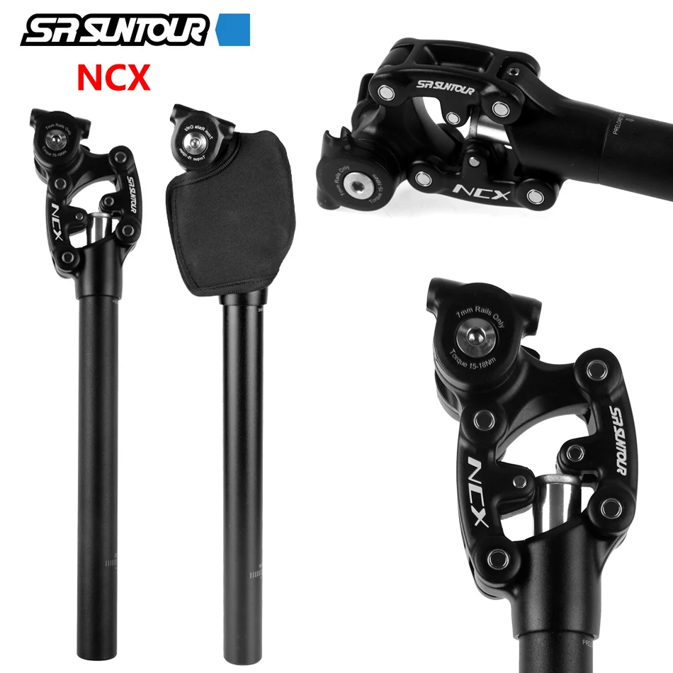 

SR SUNTOUR MTB Seat Tube 27.2 Caliber NCX Bicycle Shock Absorber Seatpost CNC Aluminum Alloy High-performance Bike Accessories